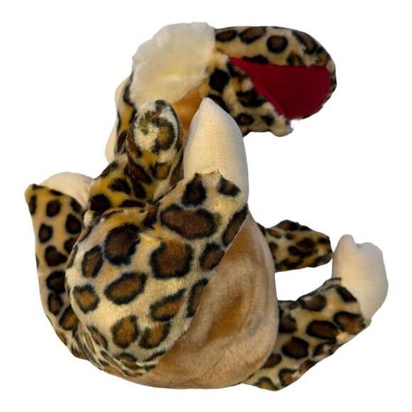 Cheetah Print Dinosaur Plush Stuffed Animal Toy 14 Inch Soft Kids Gift Boy Girl - Picture 10 of 14